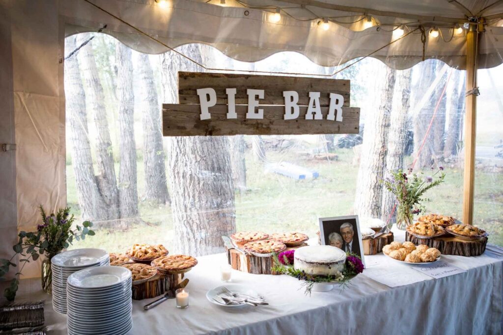 Wedding food bar ideas