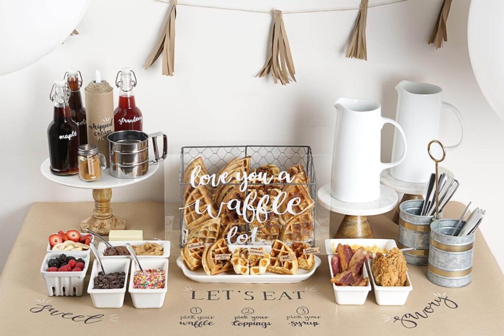 Wedding food bar ideas